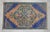 1970s Hand Knotted Small Oushak Rug Mini Rug Mat - 1'9" X 2'11" For Sale - Image 14 of 14