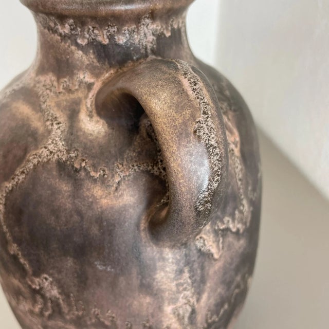 Abstract German Fat Lava Pottery Vases from Ruscha, 1960s, Set of 2 For Sale - Image 14 of 18