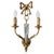 Italian Gilt Metal and Glass Two-Light Wall Sconce with Bow by Banci Firenze, 1970s For Sale - Image 15 of 15