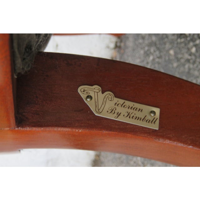 Victorian Kimball Carved Side Accent Chair 6217 For Sale In Miami - Image 6 of 15