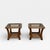 Pair of Late Mid-Century Oak Side Tables With Smoked Glass Tops, Mid-Century Modern, 1970s For Sale - Image 9 of 18