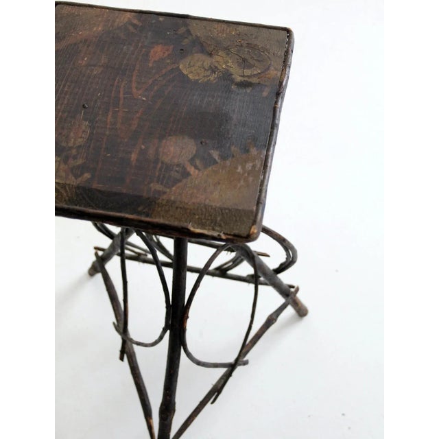 Antique Adirondack Twig Table For Sale - Image 10 of 14