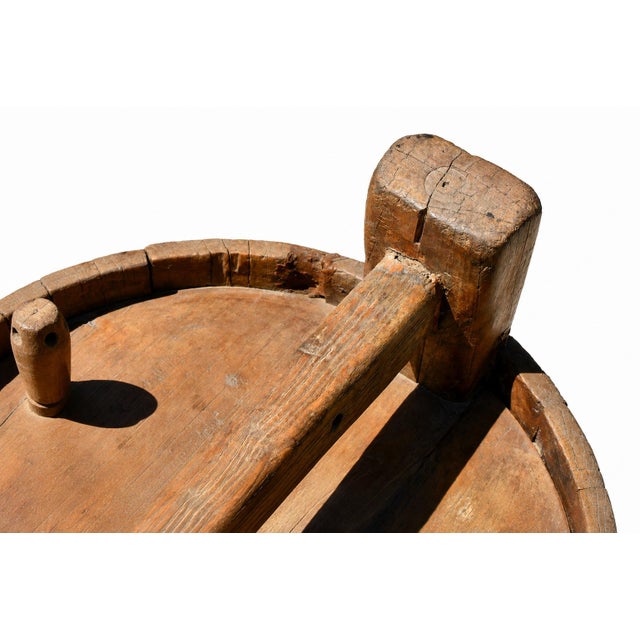 19th Century Chinese Wine Barrel Jujube Wood Iron Bands For Sale - Image 13 of 13