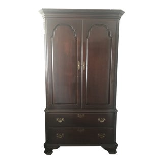 Ethan Allen Georgian Court Armoire For Sale