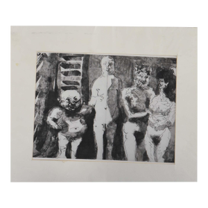 1970s Four Figures, Reproduction Lithoprint by Pablo Picasso