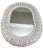 Vintage White Wicker Oval Mirror For Sale In Dallas - Image 6 of 6