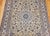Vintage Persian Nain Area Rug, Hand-Knotted Wool & Silk, Floral Pattern, 5x7, Ivory & Blue For Sale - Image 10 of 16