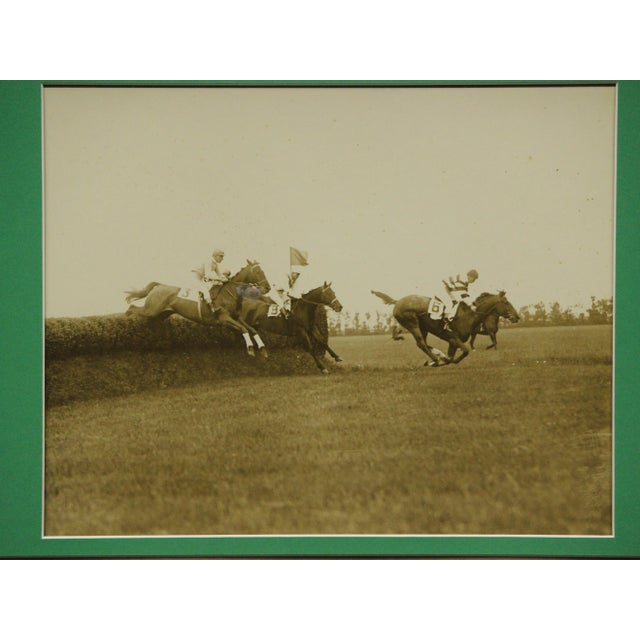 Traditional "The Potomac Steeplechase" Black & White Photo For Sale - Image 3 of 6
