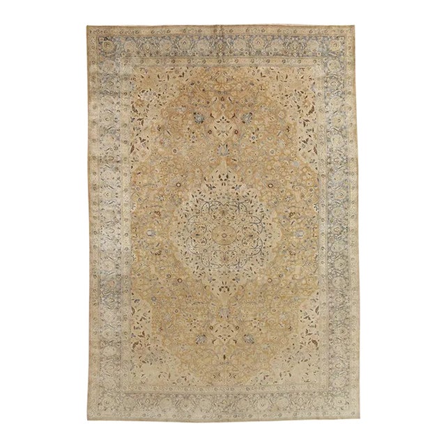 Antique Persian Tabriz Carpet For Sale