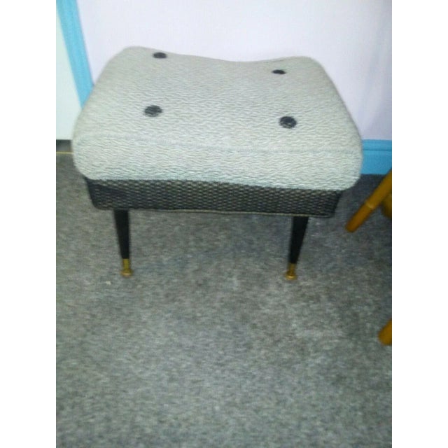 Mid-Century Modern Mid-Century Footstool, 1970s For Sale - Image 3 of 5