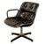 Set of 4 Mid Century Modern Charles Pollock Knoll Black Leather Executive Chairs, 1963 For Sale - Image 16 of 17