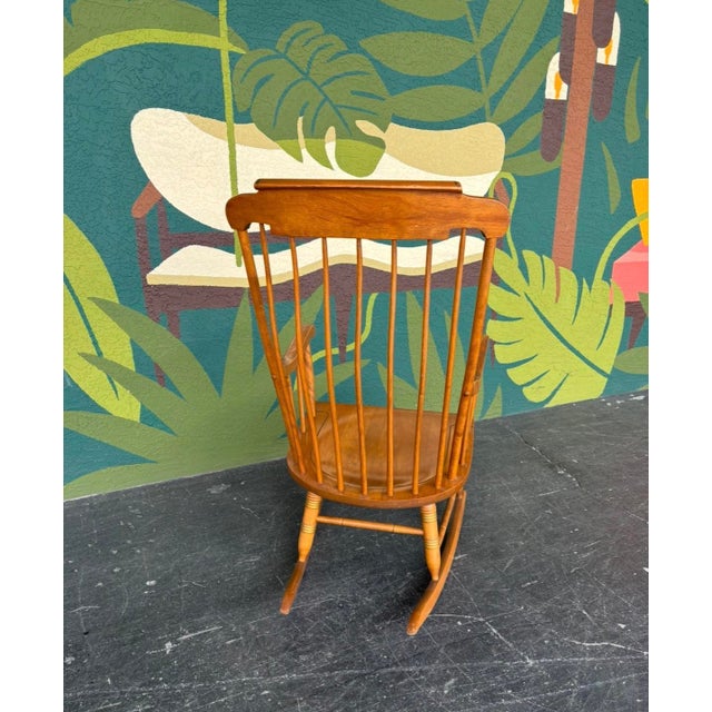 Mid 20th Century Nichols & Stone Boston Rocking Chair For Sale - Image 5 of 10