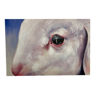 Comfort Me, Acrylic on Canvas, Felix Abcede (2024) For Sale