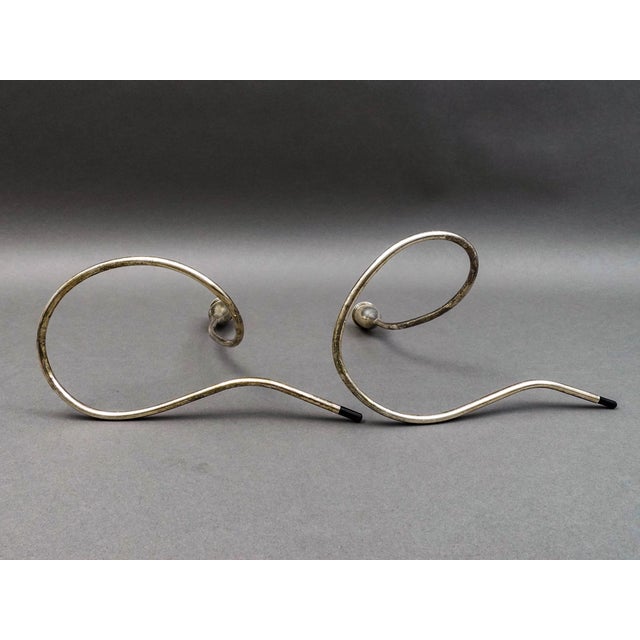 Metal Mid 20th Century Towle Marion Anderson Noyes Sterling Silver Pair of Candlesticks Candle Holders For Sale - Image 7 of 8