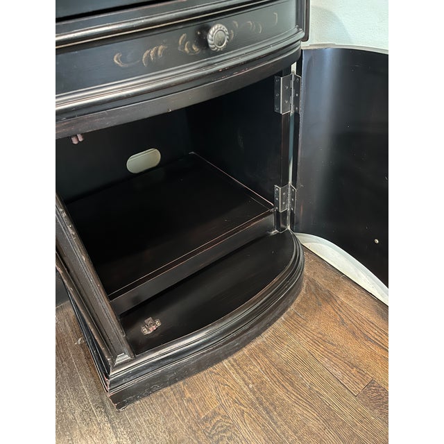 Hooker Seven Seas Executive Desk With Shelving Unit For Sale In Boston - Image 6 of 7