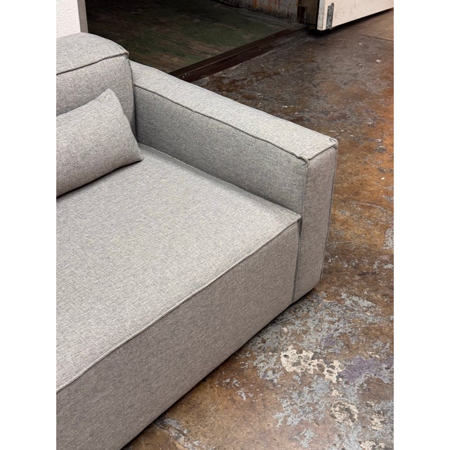 Gus Modern Mix Right Arm Chair For Sale - Image 9 of 12