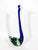 Mid-Century Modern 1970s Murano Blue & Green Art Glass Swan Sculpture, Italy For Sale - Image 3 of 12