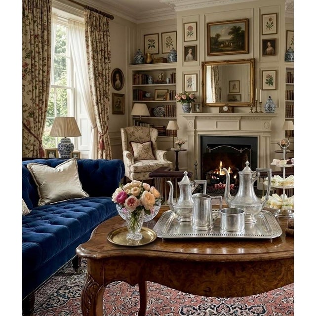 English 1940s Reed & Barton Hotel Statler Silver Tea & Coffee Service - Set of 5 for Traditional & English Decor & Hotel Silver Collectors For Sale - Image 3 of 12