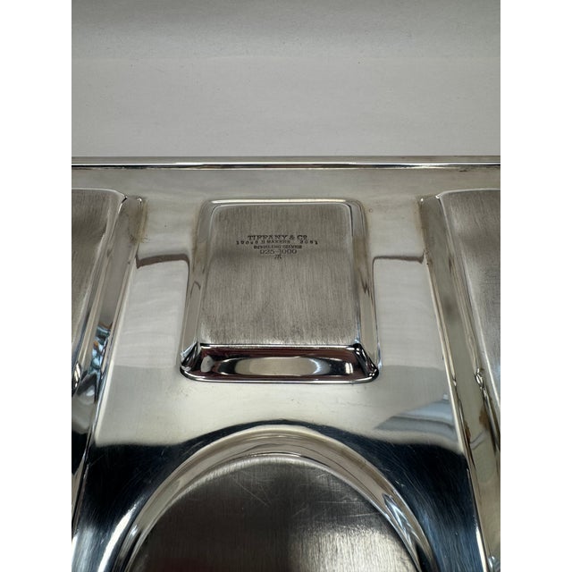 Tiffany and Co. Early 20th Century Tiffany and Co. Sterling Silver Smoking 6-Piece Set For Sale - Image 4 of 11