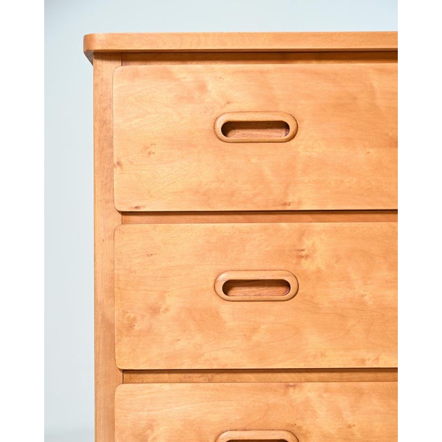 Vintage Scandinavian Birch Chest of Drawers, 1950s For Sale - Image 6 of 11
