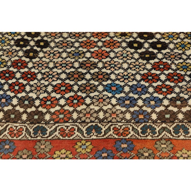 Mid 20th Century Vintage Persian Afshar Rug, 03’00 X 04’07 For Sale - Image 5 of 10