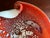 Vintage Midcentury Barbini Murano Style Red Silver Flecks Italian Art Glass Bowl Ashtray For Sale In San Diego - Image 6 of 12