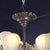 1920s Art Deco 5-Light Bronze Finish Hanging Lamp With Stylized Fans C1920 For Sale - Image 12 of 14