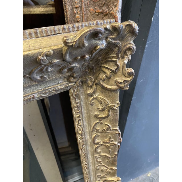 Wood Large Impressionist Wooden Frame, France, 1880s For Sale - Image 7 of 18