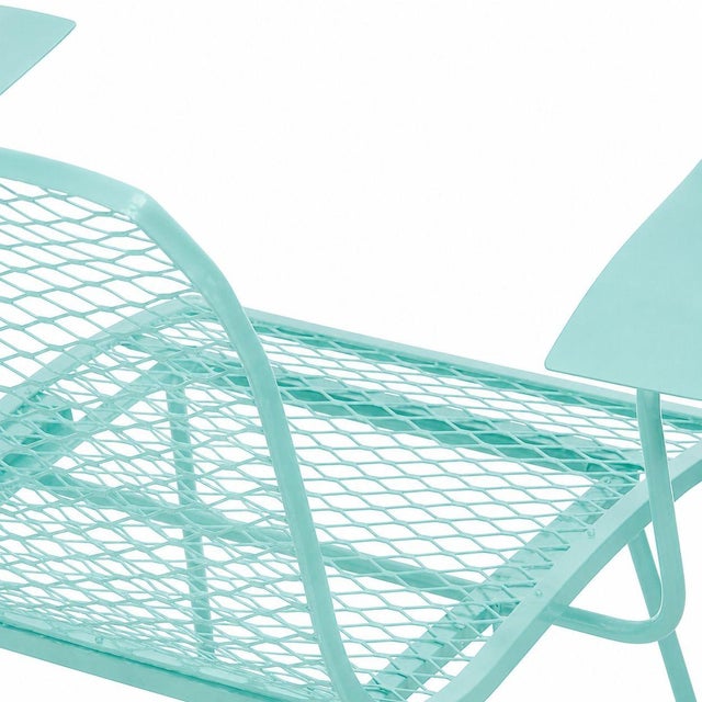 1950s Pair of Teal Outdoor Patio Lounge Chairs by Karl Lightfoot Studio, Atrributed, 2 Pieces For Sale In Los Angeles - Image 6 of 6