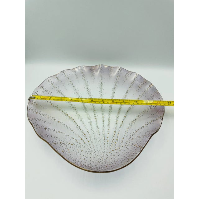 Vintage Mid-Century Translucent Sea Shell-Platter For Sale - Image 10 of 11