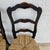 Black French Country Ladderback Rush Seat Dining Chairs Set of 4 For Sale - Image 8 of 18
