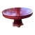 Mid 20th Century Vintage Large Art Deco Rosewood Round Dining Table For Sale