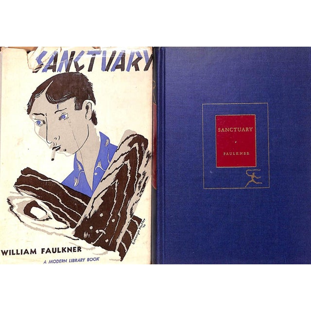FAULKNER, William The Modern Library Book No. 61 [380] pp. 1932 7 1/4" x 5 1/4" Jacket design by E. McKnight Kauffer '40...