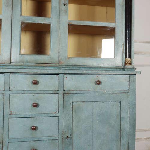 Early 19th Century Dutch Painted Cabinet For Sale - Image 6 of 14