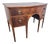 English Regency Bowfronted Sideboard with Drop Handles, 1800s For Sale