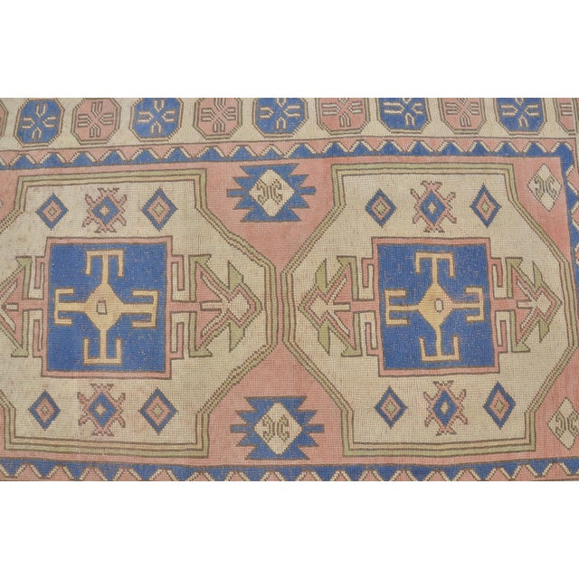 1960s Oushak Anatolian Kurdish Carpet For Sale - Image 10 of 10