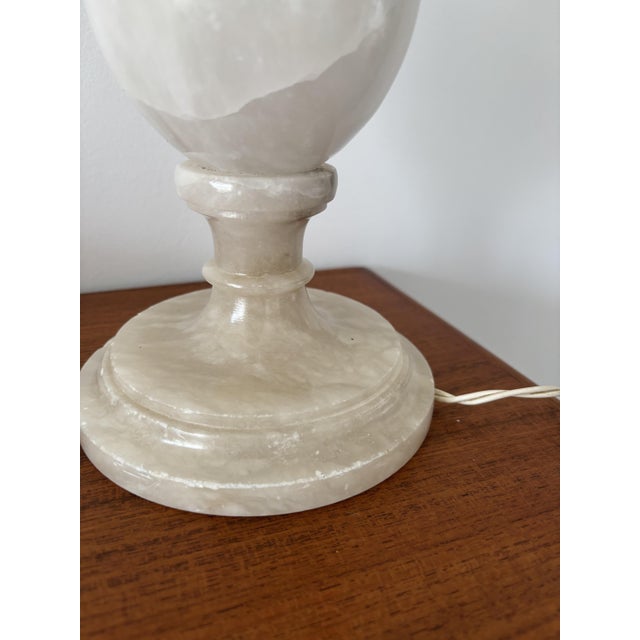 Vintage Alabaster Table Lamp, 1920s For Sale - Image 11 of 16