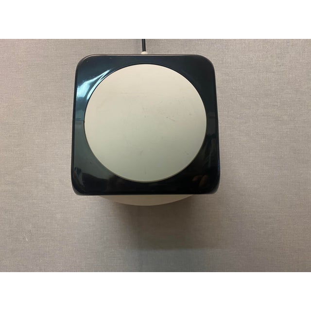 Space Age Dice Ceiling Lamp in Black by Lars Schioler for Hoyrup Lamper, 1970s For Sale - Image 9 of 18