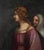Baroque Florentine School Artist, Young Man with His Lady, 17th Century, Oil on Canvas For Sale - Image 3 of 6