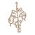 1910s Edwardian Old Cut Diamond Gold and Silver Necklace For Sale - Image 4 of 7
