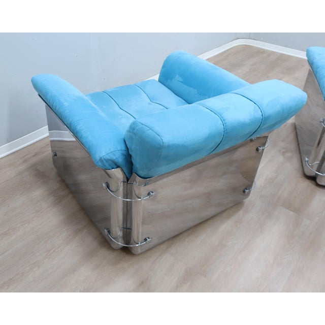 Vintage Larissa Armchairs by Vittorio Introini from Saporiti Italia, 1970s, Set of 2 For Sale - Image 16 of 18