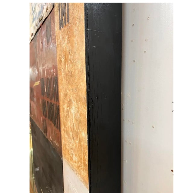 Mid-Century Modern Mixed Media Mid Century Modern Abstract Art on Canvas by Craig McCord For Sale - Image 3 of 11