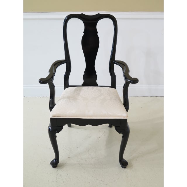 1990s Century Black Lacquer Dining Room Chairs Set of 6 Chairish