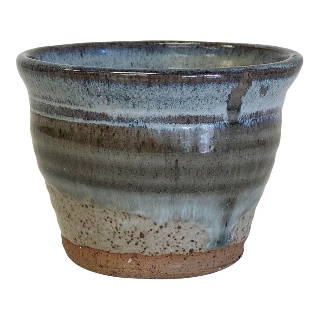 Vintage Handmade Studio Pottery Trinket Bowl For Sale