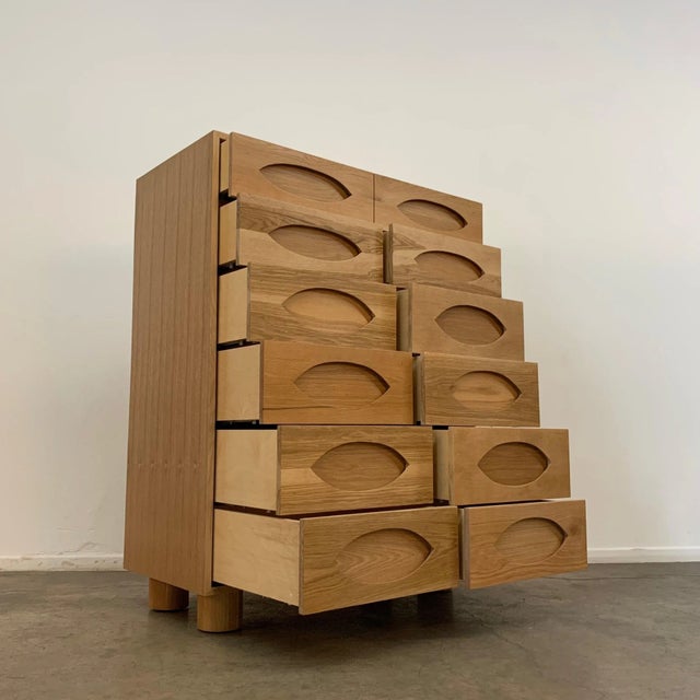 Mid-Century Modern Ojos (1) Highboy Dresser by Vintage on Point For Sale - Image 3 of 12