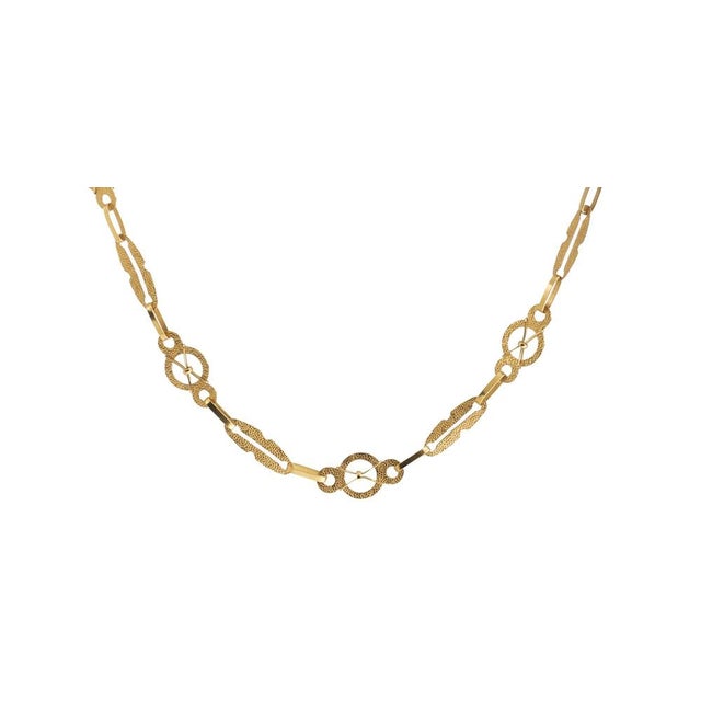 19.2 Karat Gold Necklace For Sale - Image 5 of 8