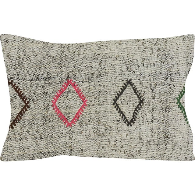 Traditional 1960s Turkish Rag Pillow For Sale - Image 3 of 3