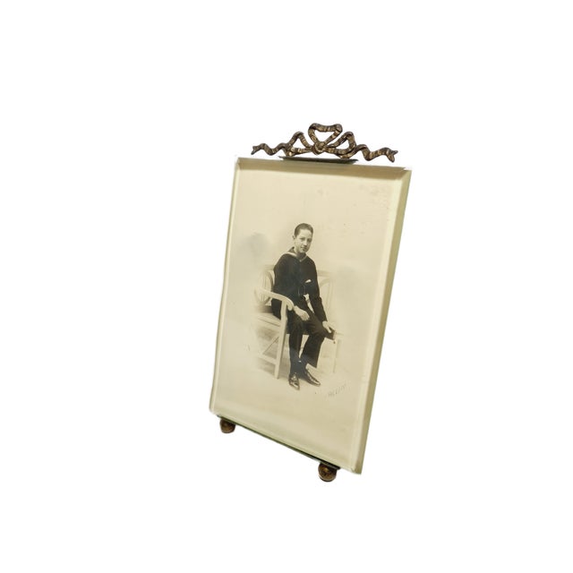 Bronze and Glass Rococo Frame, France, 1890s For Sale - Image 11 of 11
