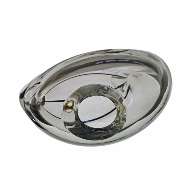 Mid-Century Modern Murano Livio Seguso Mid-Century Modern Glass Bird Figure – Signed For Sale - Image 3 of 5