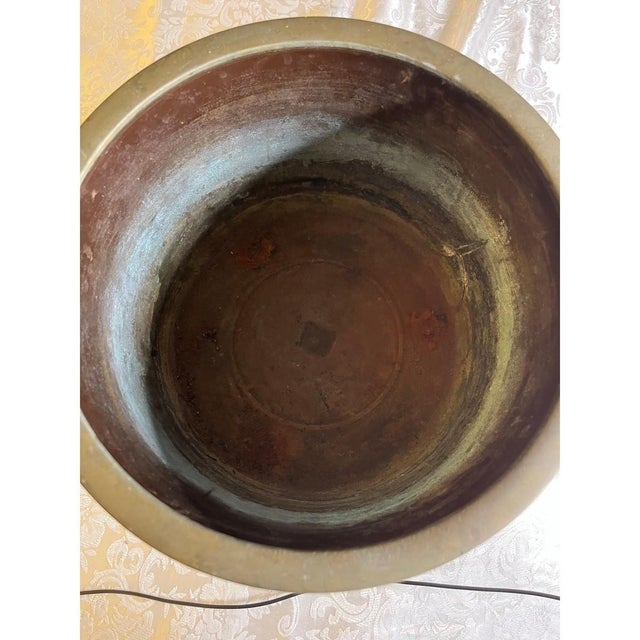 An exceptional authentic Japanese bronze hibachi (planter/jardinière) from the Meiji Period (18681912). This substantial...